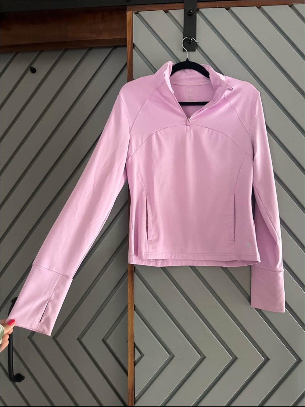Pink Women's Quarter-Zip Pullover